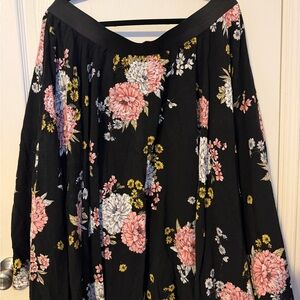 Torrid Black Smocked Waistband